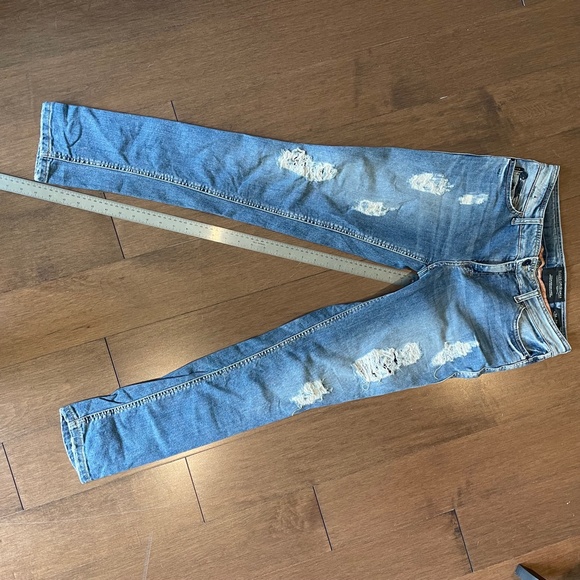Ellus Originals Medium Blue straight Ripped Jeans - Picture 2 of 7